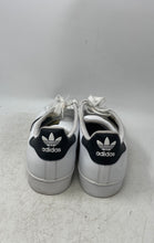 Load image into Gallery viewer, Adidas Mens Superstar C77124 White Black Leather Sneakers Shoes Size 13