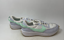 Load image into Gallery viewer, Nike Mens Waffle Debut White Light Green Sneaker Shoes Size 11.5 Stained Dirty