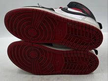 Load image into Gallery viewer, Authentic Nike Boys Air Jordan 1 Mid PS Black White Red Sneaker Shoes Size 3Y