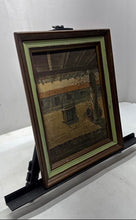 Load image into Gallery viewer, Framed Mission Courtyard Water Well Pillars Framed Art Print Signed By Artist