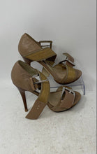 Load image into Gallery viewer, Michael Kors Womens Brown Open Toe Stiletto Platform Sandals Size 5