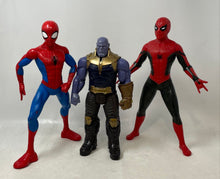 Load image into Gallery viewer, Set Of 3 Pieces Marvel Titan Hero Series Spider Man Thanos Action Figures