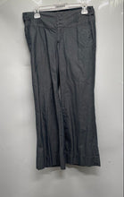 Load image into Gallery viewer, Banana Republic Womens Gray Flat Front Martin Fit Wide-Leg Dress Pants Size 6