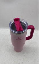 Load image into Gallery viewer, Stanley Pink Handle Straw Stainless Steel Drinkware Tumbler 40oz 1.18L