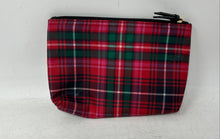 Load image into Gallery viewer, Victoria's Secret Womens Red Green Plaid Card Holder Zipper Pouch Wallet