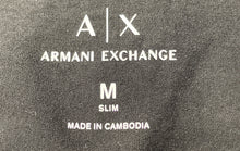 Load image into Gallery viewer, Armani Exchange Mens Black Short Sleeve Crew Neck Slim Fit Pullover T-Shirt Sz M