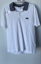 Load image into Gallery viewer, Lacoste Mens White Regular Fit Short Sleeve Collared Polo Shirt Size XL