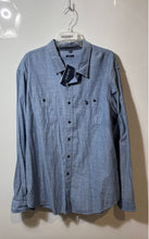 Load image into Gallery viewer, U.S. Polo Assn. Mens Blue Slim Fit Long Sleeve Button-Up Shirt Size XXL With Tag