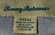 Load image into Gallery viewer, Tommy Bahama Mens Beige Straight Leg Pockets Chino Pants Size 34X32