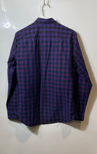Load image into Gallery viewer, Armani Exchange Mens Purple Check Long Sleeve Regular Fit Button-Up Shirt Size S