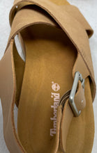 Load image into Gallery viewer, Timberland Womens Malibu Waves Khaki Suede Buckle Slingback Sandals Size 9