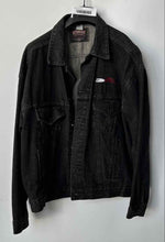 Load image into Gallery viewer, Butterfield Mens Black Cotton Denim Long Sleeve Button-Front Jacket Size L