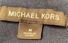 Load image into Gallery viewer, Michael Kors Mens Blue Short Sleeve Collared Golf Polo Shirt Size Medium