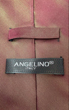 Load image into Gallery viewer, Angelino Mens Burgundy Silk Adjustable Keeper Loop Pointed Tie