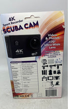 Load image into Gallery viewer, Black 4K Sport Recorder Waterproof Scuba Action Camera With Box Not Tested