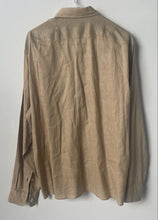 Load image into Gallery viewer, Hugo Boss Mens Brown Regular Fit Long Sleeve Collared Button-Up Shirt Size XXL