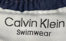 Load image into Gallery viewer, Calvin Klein Swimwear Mens Blue Elastic Waist Drawstring Board Shorts Size Large