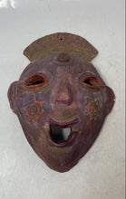 Load image into Gallery viewer, Decorative Guatemalan Art Ceramic Clay Hand Painted Home Decor Mask