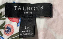 Load image into Gallery viewer, Talbots Womens Multicolor Floral Cotton Long Sleeve Button-Up Shirt Size LP