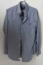 Load image into Gallery viewer, Vineyard Vines Mens Blue Gingham Long Sleeve Classic Fit Button-Up Shirt Size S