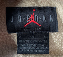 Load image into Gallery viewer, Air Jordan Kids Beige Long Sleeve Pockets Pullover Hoodie Size Medium