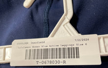 Load image into Gallery viewer, Lululemon Womens Blue Elastic Waist Pull-On Activewear Ankle Leggings Size 6