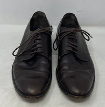 Load image into Gallery viewer, Authentic Giorgio Armani Mens Dark Brown Leather Derby Dress Shoes Size EU 41.5
