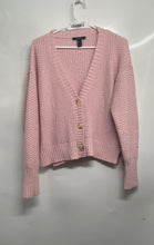 Load image into Gallery viewer, Forever 21 Womens Pink Knitted Long Sleeve Button Front Cardigan Sweater Size S