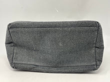 Load image into Gallery viewer, Authentic Furla Womens Gray Green Zipper Top Handle Satchel Handbag Damaged