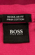 Load image into Gallery viewer, Hugo Boss Mens Pink Cotton Short Sleeve Regular Fit Polo Shirt Size M