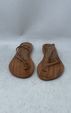 Load image into Gallery viewer, Cornetti Womens Brown Leather Buckle Ankle Strap Flat Thong Sandals EUR 37