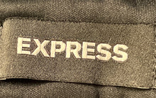 Load image into Gallery viewer, Express Womens Black Stretch Columnist Slim Mid Rise Dress Pants Size 2L