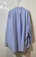 Load image into Gallery viewer, Polo Ralph Lauren Mens White Blue Check Printed Long Sleeve Button-Up Shirt 4XB