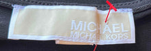 Load image into Gallery viewer, Michael Kors Womens Black Short Sleeve Round Neck Blouse Top Size Medium