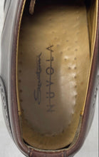 Load image into Gallery viewer, Santoni Nuvola Mens Brown Leather Lace-Up Derby Dress Shoes Size 10.5