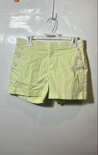 Load image into Gallery viewer, Banana Republic Womens Green Flat Front Slash Pockets Chino Shorts Size 6