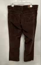 Load image into Gallery viewer, Calvin Klein Womens Brown Corduroy 5 Pocket Design Straight Ankle Pants Sz 16/32