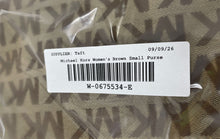 Load image into Gallery viewer, Michael Kors Womens Brown Signature Print Detachable Strap Small Shoulder Bag