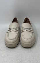 Load image into Gallery viewer, Chelsea & Violet Womens Vera Beige Leather Platform Loafer Shoes Size 8.5 M