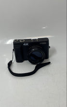Load image into Gallery viewer, Unbranded 4k Black Ultra HD Compact Digital Camera With Wrist Strap Not Tested