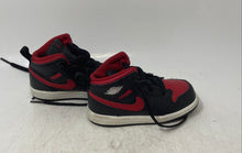 Load image into Gallery viewer, Nike Kids Jordan 1 Mid DQ8425-067 Black Red Lace-Up Sneaker Shoes Size 8C