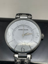 Load image into Gallery viewer, Anne Klein Women's Silver-Tone Watch with White Dial Black Band (NCL)