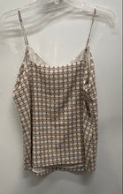 Load image into Gallery viewer, Ann Taylor Womens Beige Geometric Sleeveless Pullover Camisole Tank Top Size S