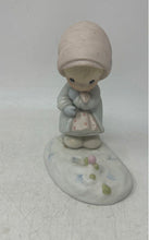 Load image into Gallery viewer, Enesco Precious Moments 1987 Calendar Girl Series February Porcelain Figurine