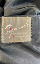 Load image into Gallery viewer, Sigmund's Mens Black Long Sleeve Pockets Notch Collar Overcoat No Size