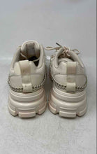Load image into Gallery viewer, Berness Womens Paolao Beige Lace-Up Low Top Sneaker Shoes Size 10