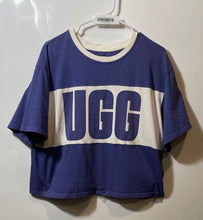 Load image into Gallery viewer, Ugg Unisex Adults Purple And White Crew Neck Pullover T-Shirt Size Large