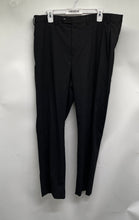 Load image into Gallery viewer, Michael Kors Mens Black Flat-Front Straight Leg Dress Pants Size 38x32