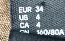 Load image into Gallery viewer, H&M Womens Green Cotton Cinched Waist Full-Zip Utility Military Jacket Size 4