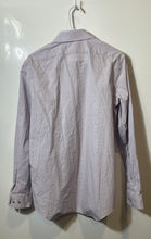 Load image into Gallery viewer, Calvin Klein Mens Light Purple Cotton Slim Fit Long Sleeve Dress Shirt Size M